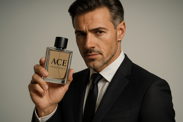A men with perfume BRAND NAME ACE FRAGRANCE